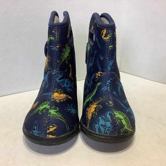 Bogs Kids' Winter Fleece Lined Rain Boots Size 10 Dinosaur Print - Picture 4 of 11